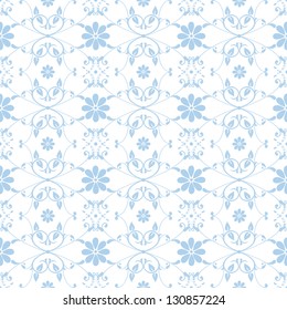 Beautiful background of seamless floral pattern