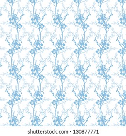 Beautiful background of seamless floral pattern
