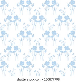 Hermoso fondo de patrón floral sin fisuras