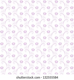 Beautiful background of seamless floral pattern