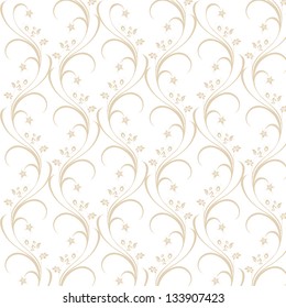 Beautiful background of seamless floral pattern