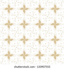 Beautiful background of seamless floral pattern
