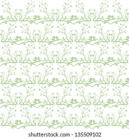 Beautiful background of seamless floral pattern