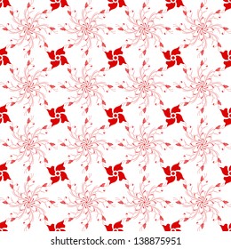 Beautiful background of seamless  floral pattern