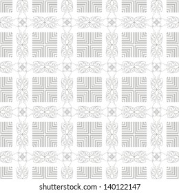 Beautiful background of seamless  floral pattern