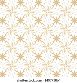 Beautiful background of seamless floral pattern