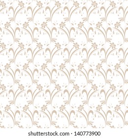 Beautiful background of seamless floral pattern