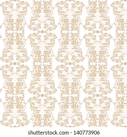 Hermoso fondo de patrón floral sin fisuras