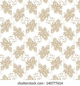 Beautiful background of seamless floral pattern
