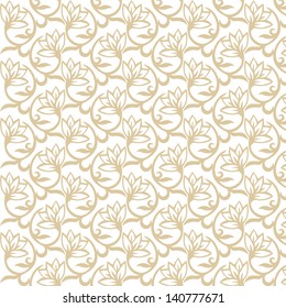 Hermoso fondo de patrón floral sin fisuras
