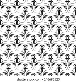 Hermoso fondo de patrón floral sin fisuras