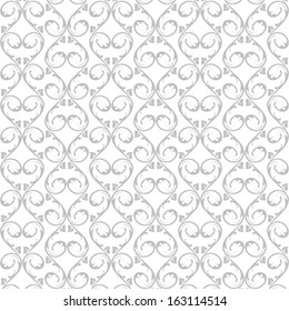 Beautiful background of seamless floral pattern 