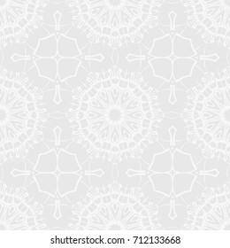 Beautiful background of seamless floral pattern. vector illustration. monochrome color