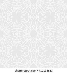 Beautiful background of seamless floral pattern. vector illustration. monochrome color