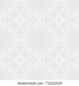 Beautiful background of seamless floral pattern. vector illustration. monochrome color