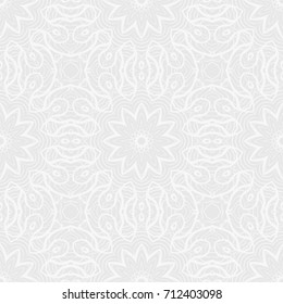 Beautiful background of seamless floral pattern. vector illustration. monochrome color
