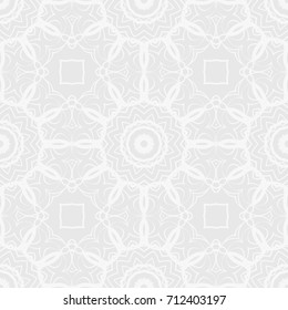 Beautiful background of seamless floral pattern. vector illustration. monochrome color