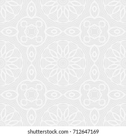 Beautiful background of seamless floral pattern. vector illustration. monochrome color