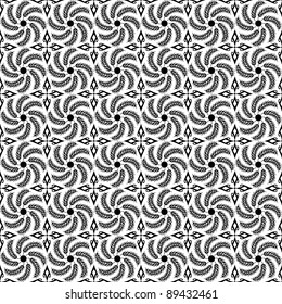 Beautiful background of seamless floral pattern