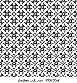 Beautiful background of seamless floral pattern