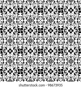 Hermoso fondo de patrón floral sin fisuras