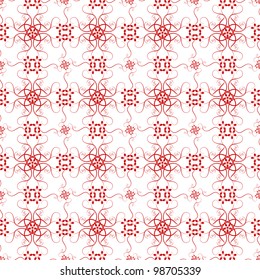 Beautiful background of seamless floral pattern