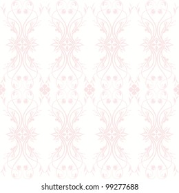 Beautiful background of seamless floral pattern