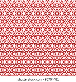 Beautiful background of seamless stars and dots pattern