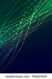 Beautiful background with shiny dotted lines. Abstract festive card, evening background, vector.