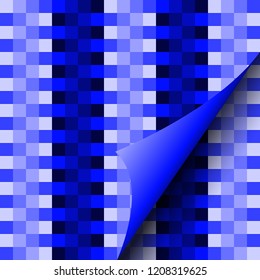 Beautiful background of the squares, the opening page, blue colors, vector