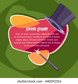 Beautiful background for the text. Postcard, greetings, elements for design and illustration.