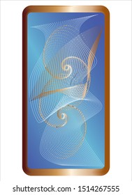 Beautiful background under water. The blue sea and the rays of the sun. Banner in Abstract style. Vector illustration