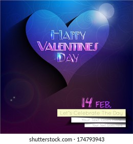 A Beautiful background for the Valentine's Day. vector Illustration.