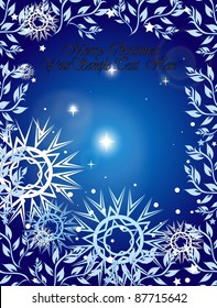 Beautiful background a vector Christmas