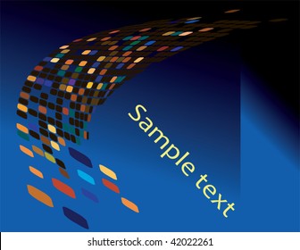 beautiful background in vector format