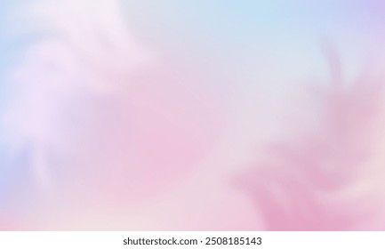 Joli arrière-plan avec dégradé vibrant et ombres florales colorées. bannière d'Abstrait avec effet de recouvrement