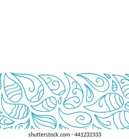 Beautiful background of water drops. Vector illustration.