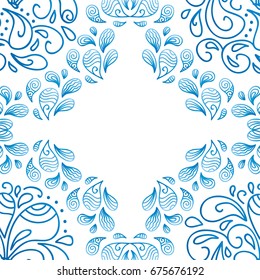 Beautiful background of water drops. Vector illustration.