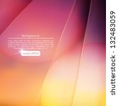Beautiful background in yellow-purple color with bubbles and a place for the text