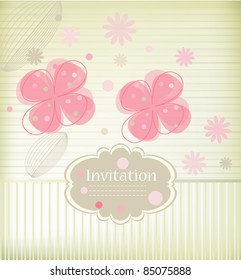 Beautiful background with your text (vector eps 10)