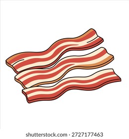 Un hermoso diseño de Vector de ilustración de tocino