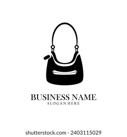 Beautiful bag logo, suitable for mascot, icon, brand, perfect template, etc.