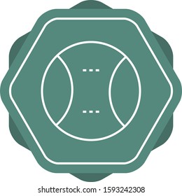 Beautiful Ball Line Vector Icon