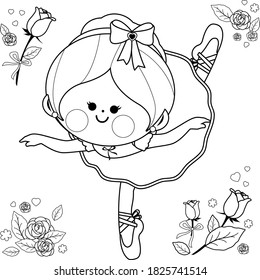 ballet coloring pages images stock photos vectors shutterstock