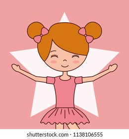 beautiful ballerinas ballet cartoon character