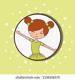 beautiful ballerinas ballet cartoon character