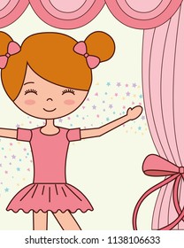 beautiful ballerinas ballet cartoon character