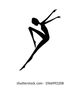 beautiful ballet dancer, ballerina. vector