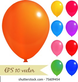 Beautiful Balloon Vector Set