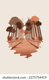 beautiful bamboo forest background image